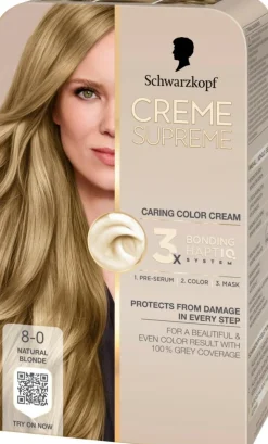 Schwarzkopf Permanent Hårfarve>Creme Supreme Caring Color Creme