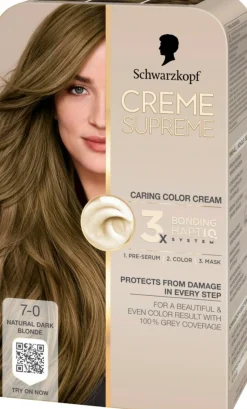 Schwarzkopf Permanent Hårfarve>Creme Supreme Caring Color Creme