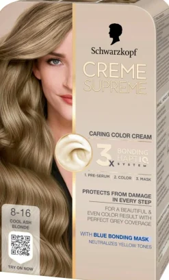 Schwarzkopf Permanent Hårfarve<Creme Supreme Caring Color Creme