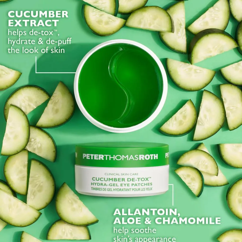 Peter Thomas Roth Cucumber De-Tox™ Hydra Gel Eye Patches< Øjenpleje