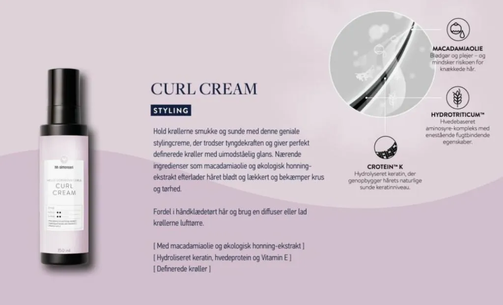 HH Simonsen Curl Creme< Styling Cream|Krøllet Hår