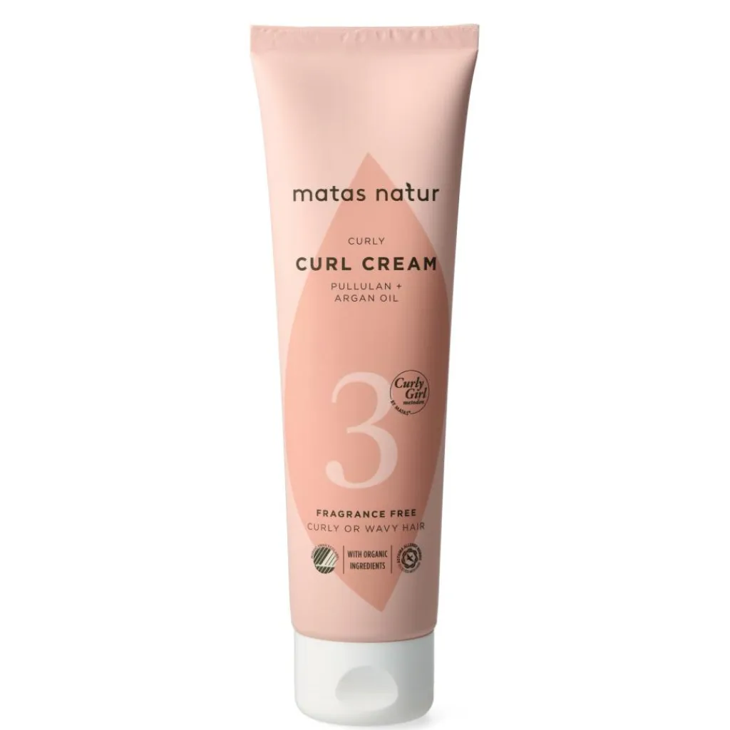 Matas Natur Krøllet Hår<Curly 3 Curl Cream