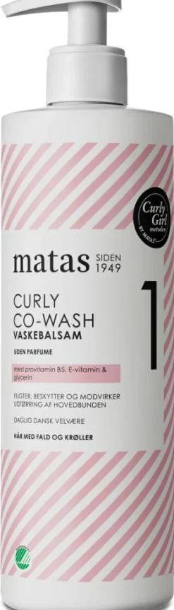 Matas Striber Balsam>Curly Co-Wash Vaskebalsam Uden Parfume