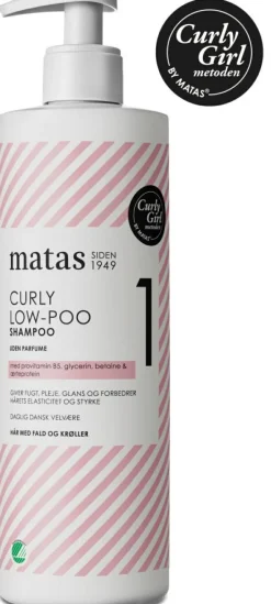 Matas Striber Shampoo<Curly Low-Poo Shampoo Uden Parfume