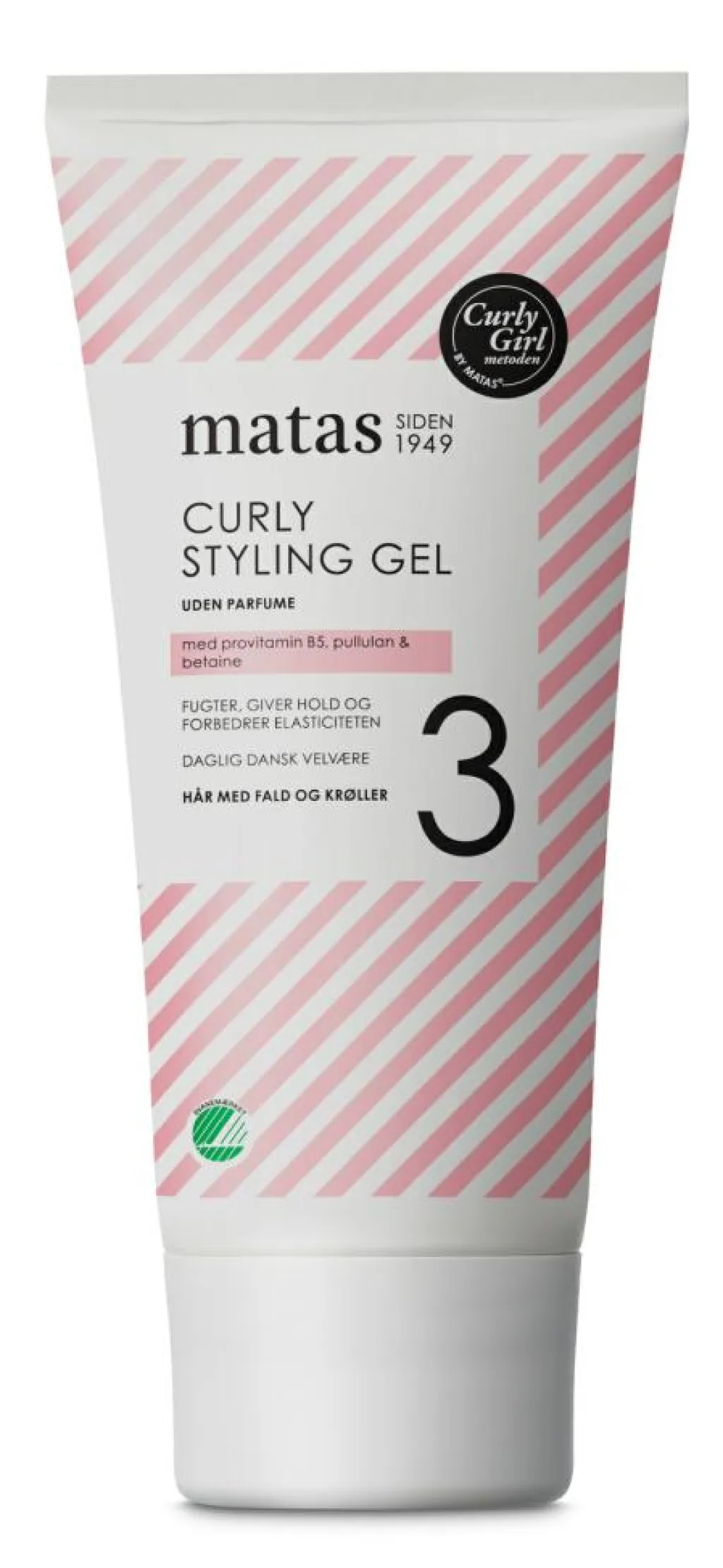 Matas Striber Curly Styling Gel Uden Parfume< Krøllet Hår|Hårgelé