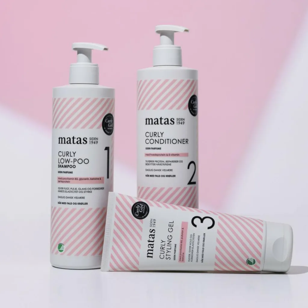 Matas Striber Curly Styling Gel Uden Parfume< Krøllet Hår|Hårgelé