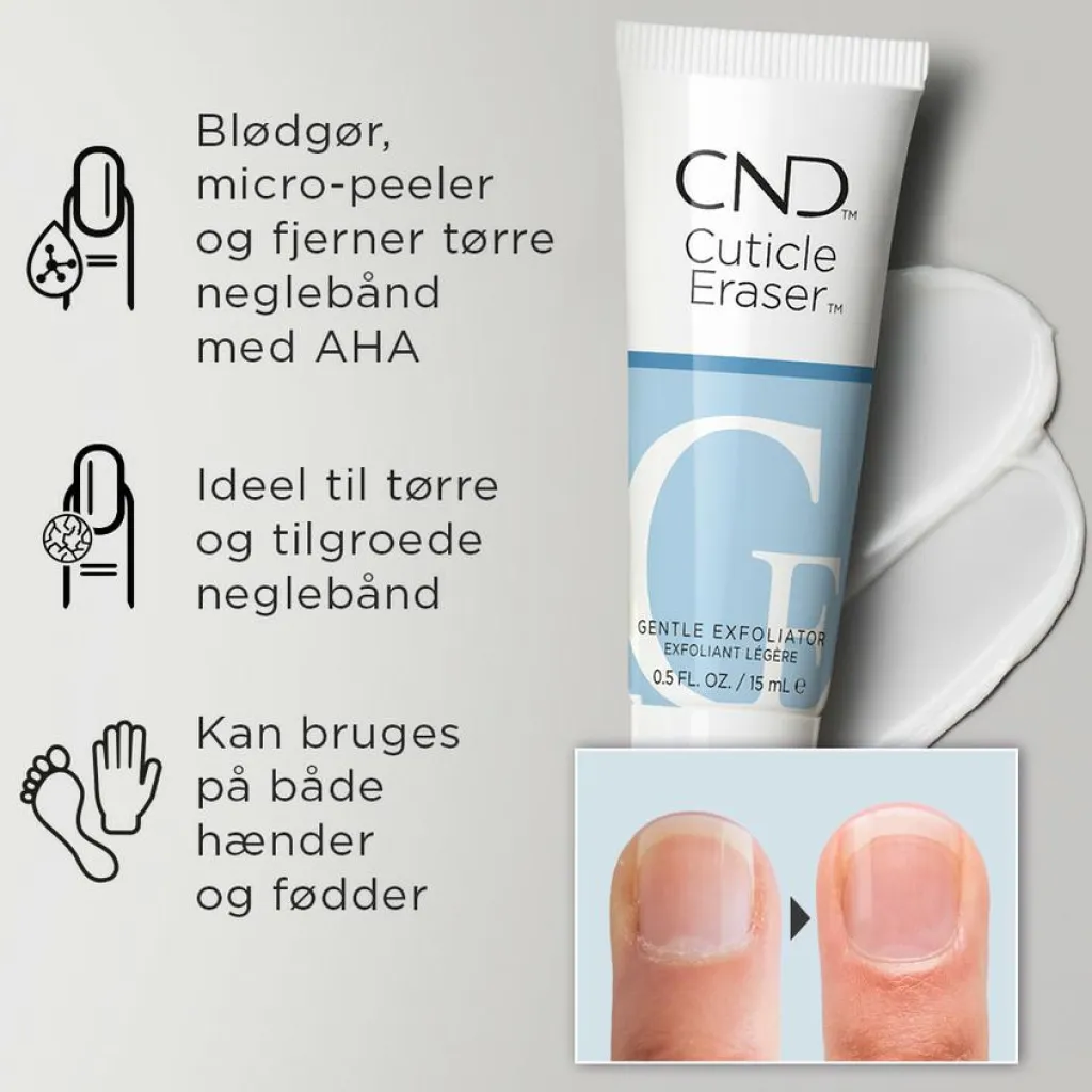 CND Neglepleje>Cuticle Eraser Gentle Exfoliator