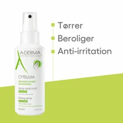 A-DERMA Cytelium Soothing & Drying Spray<Børn Babysalve|Hudpleje Til Børn