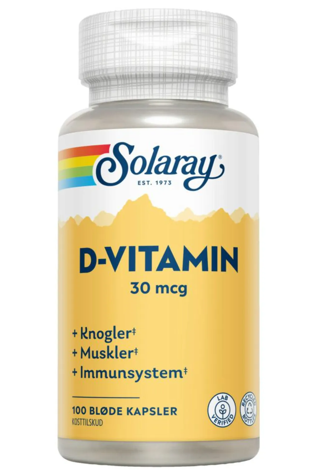 Solaray D-Vitamin>D3 Vitamin 30 mcg