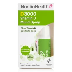 Nordic Health D-Vitamin>D3000 Vitamin D mundspray