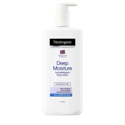 Neutrogena Deep Moisture Hypoallergenic Body Lotion< Eksem & Tør Hud|Kropspleje