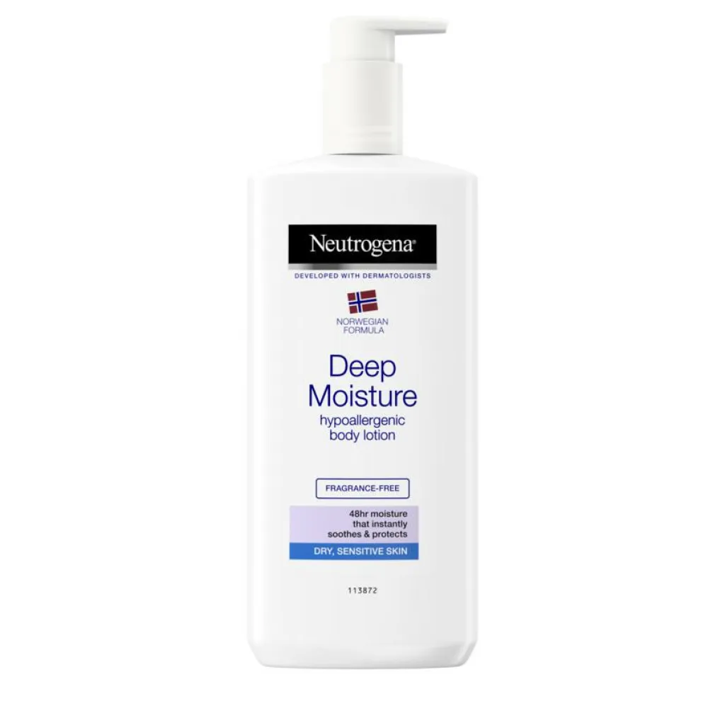 Neutrogena Deep Moisture Hypoallergenic Body Lotion< Eksem & Tør Hud|Kropspleje