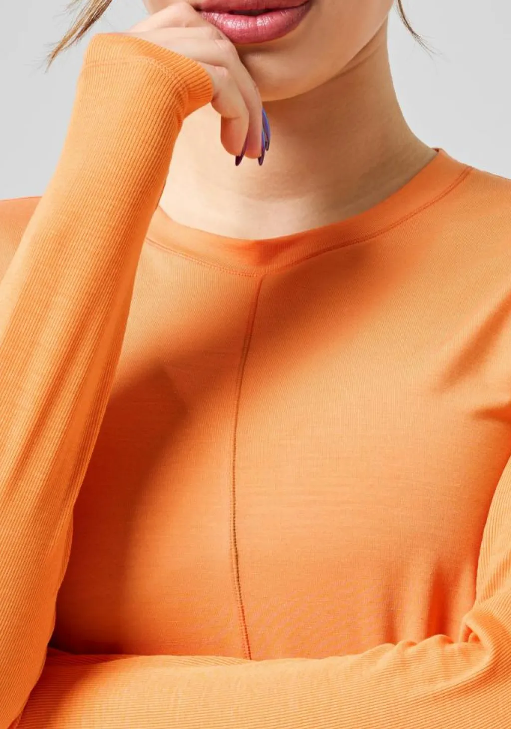 Casall Delight Crew Neck Long Sleeve< Træningsbluser