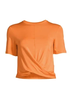 Casall Træningsbluser>Delight Short Wrap Tee