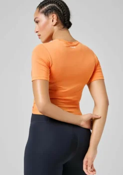 Casall Træningsbluser>Delight Short Wrap Tee