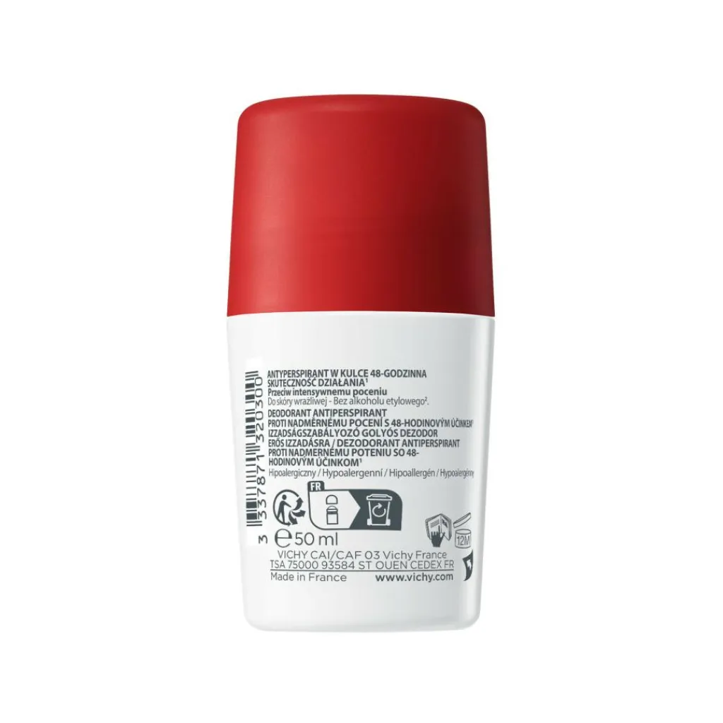 Vichy Kropspleje<Deo Roll-On Detransp 96H