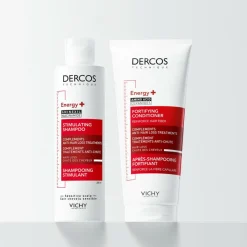 Vichy Dercos Energigivende Balsam (Rød) til Fint Hår/Hårtab.< Hovedbundspleje