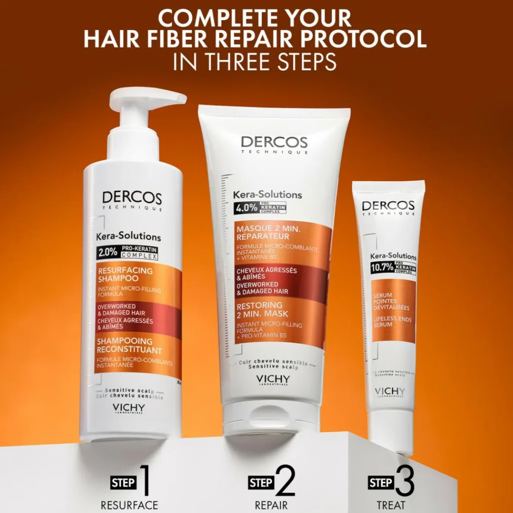 Vichy Shampoo|Hovedbundspleje>Dercos Kera-Solutions Reparerende Hårmaske