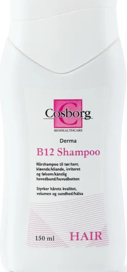 Cosborg Shampoo|Hovedbundspleje<Derma B12 Shampoo