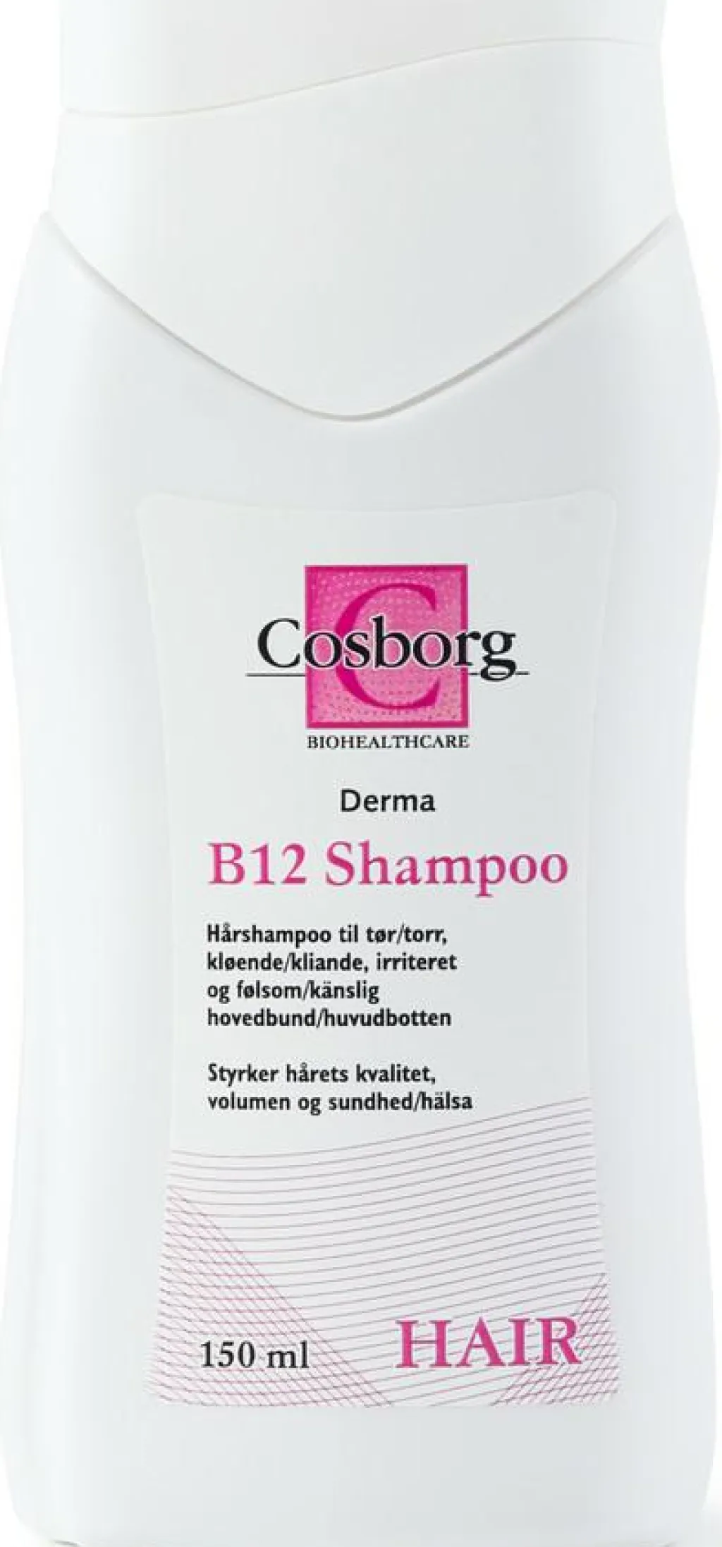 Cosborg Shampoo|Hovedbundspleje<Derma B12 Shampoo