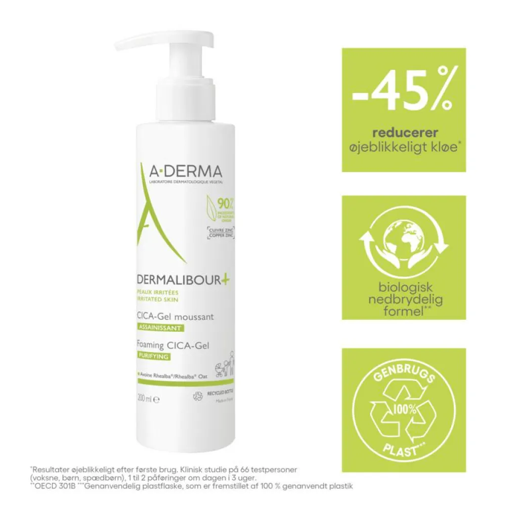 A-DERMA Babysalve|Hudpleje Til Børn<Dermalibour+ Irritated Skin Foaming CICA-gel