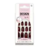Depend Design Selection Bordeaux Red Medium Oval< Kunstige Negle Og Tilbehør