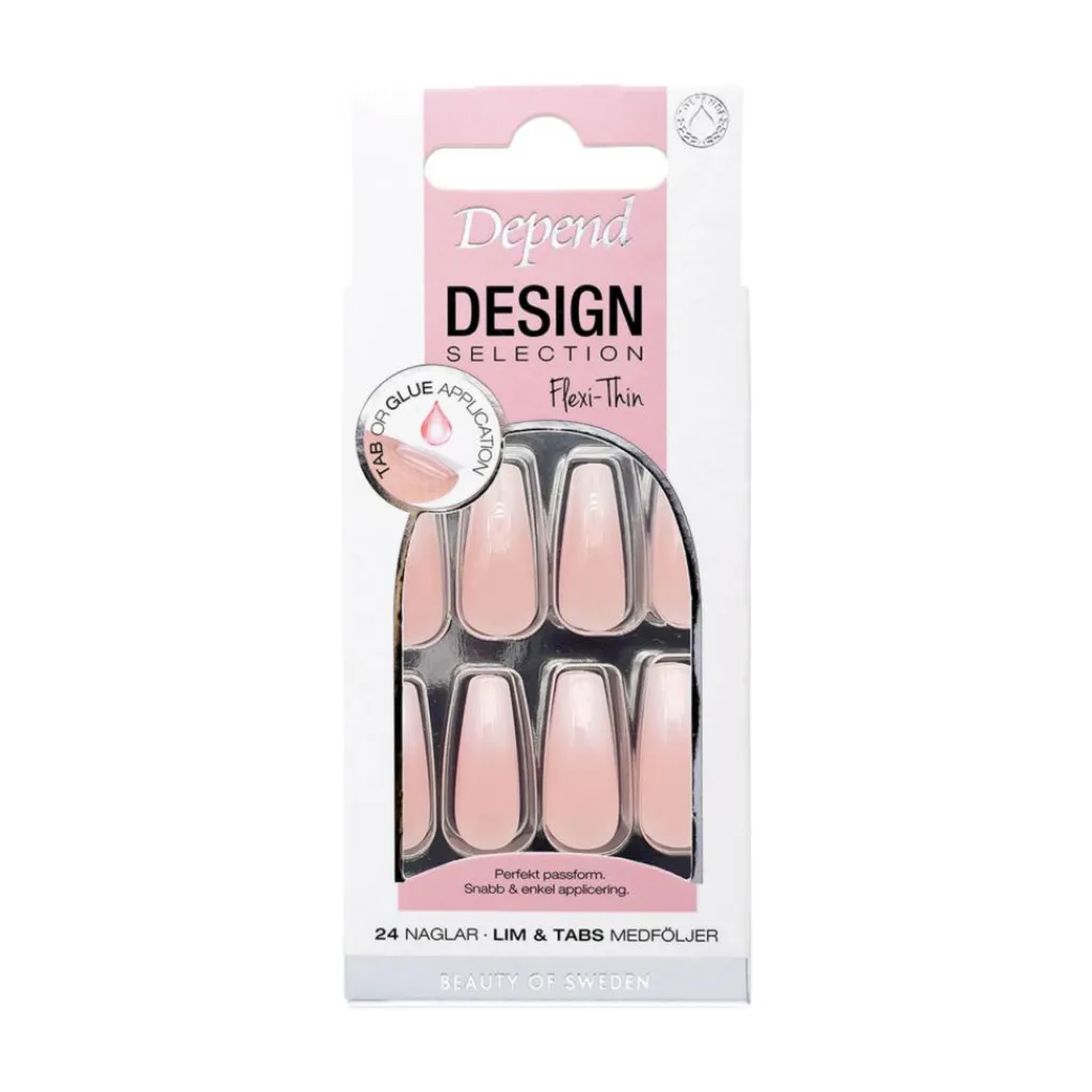 Depend Design Selection French Ombre Coffin Nord< Kunstige Negle Og Tilbehør