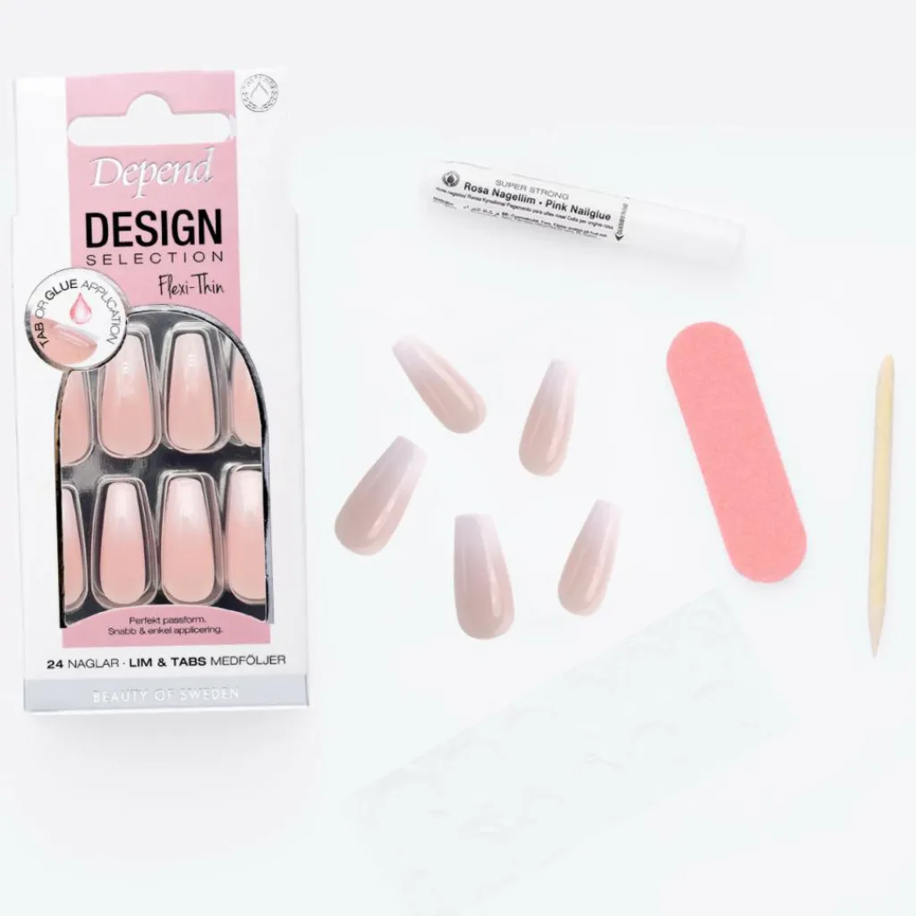 Depend Design Selection French Ombre Coffin Nord< Kunstige Negle Og Tilbehør
