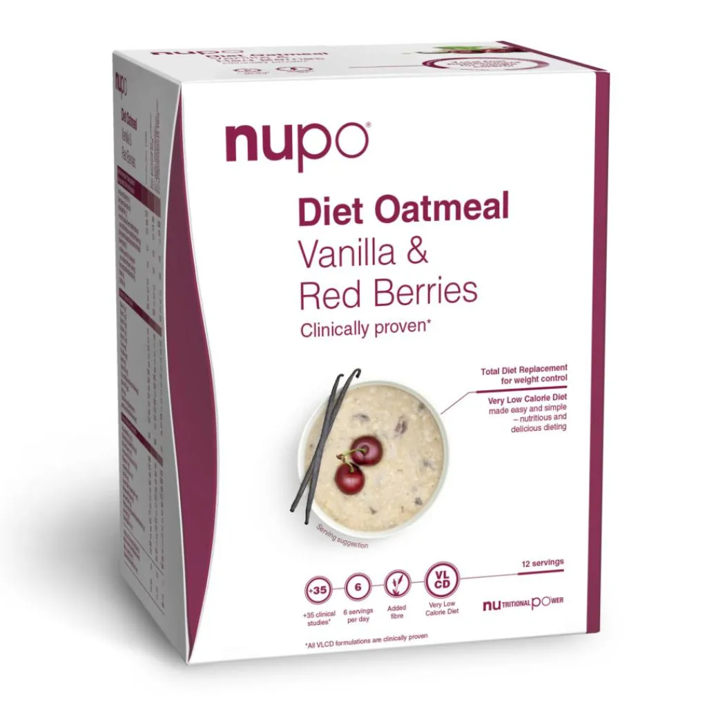 Nupo Kost- Og Måltidserstatning<Diet Oatmeal Vanilla Red Berries