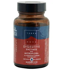 Terranova Digestive Enzymes m. Probiotics< Fordøjelse & Fibre