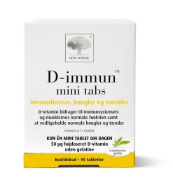 New Nordic D-Vitamin<D-immune Kosttilskud