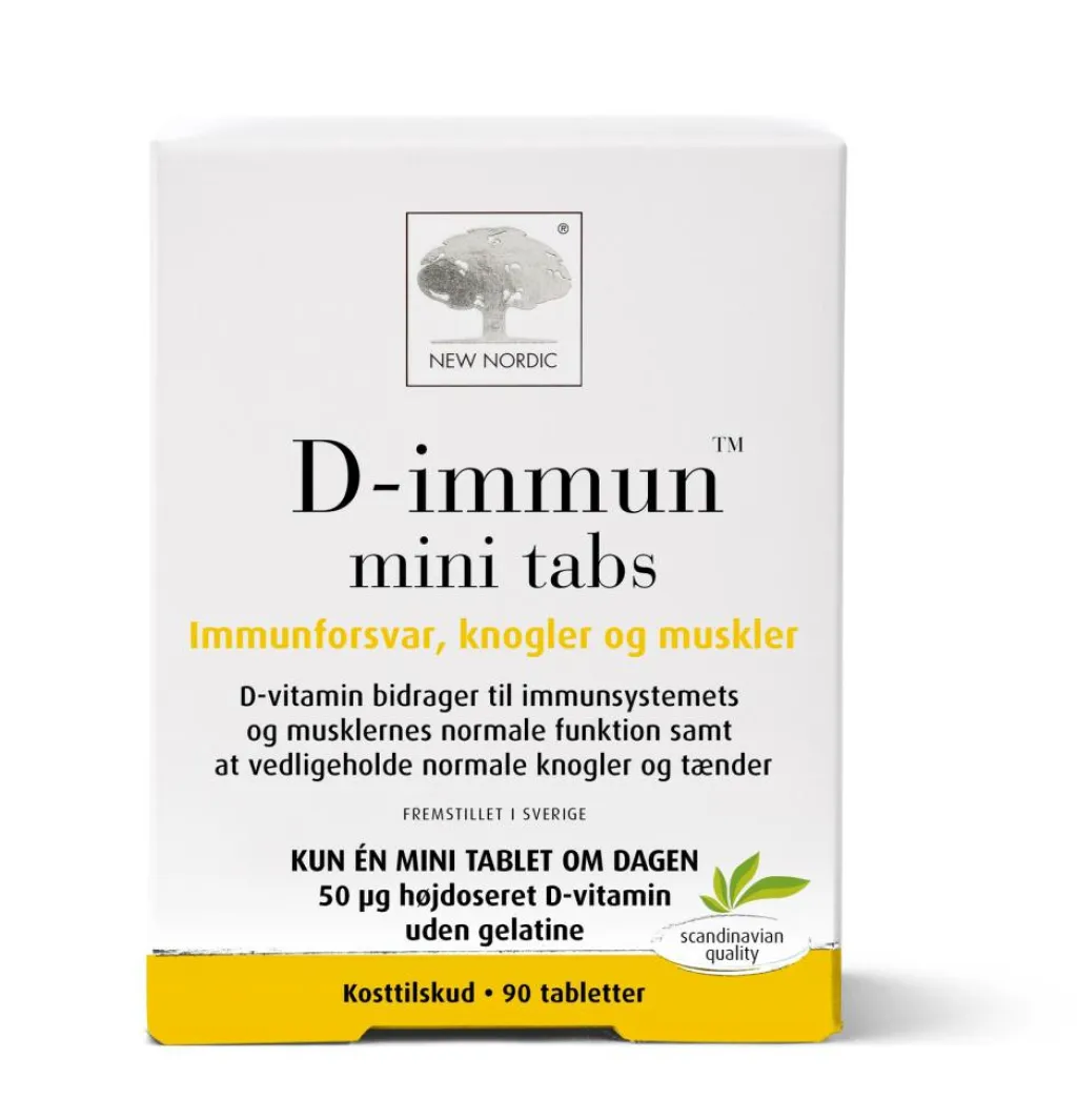 New Nordic D-Vitamin<D-immune Kosttilskud