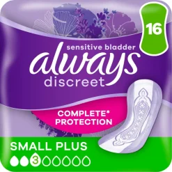 Always Discreet Inkontinensbind Small Plus< Inkontinens