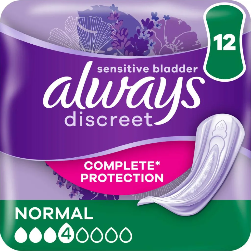 Always Discreet Normal Inkontinensbind< Inkontinens