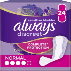 Always Inkontinens>Discreet Normal Inkontinensindlæg til kvinder