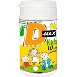 Vitabalans Børnevitaminer|Børnevitaminer>D-Max Kids 10 µg Pære