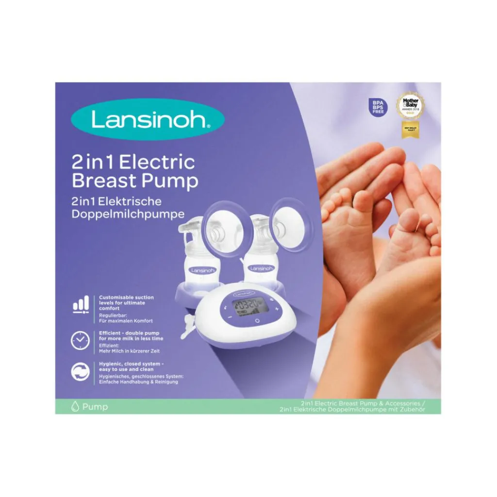 Lansinoh Double Brystpumpe Elektronisk<Børn Brystpumper
