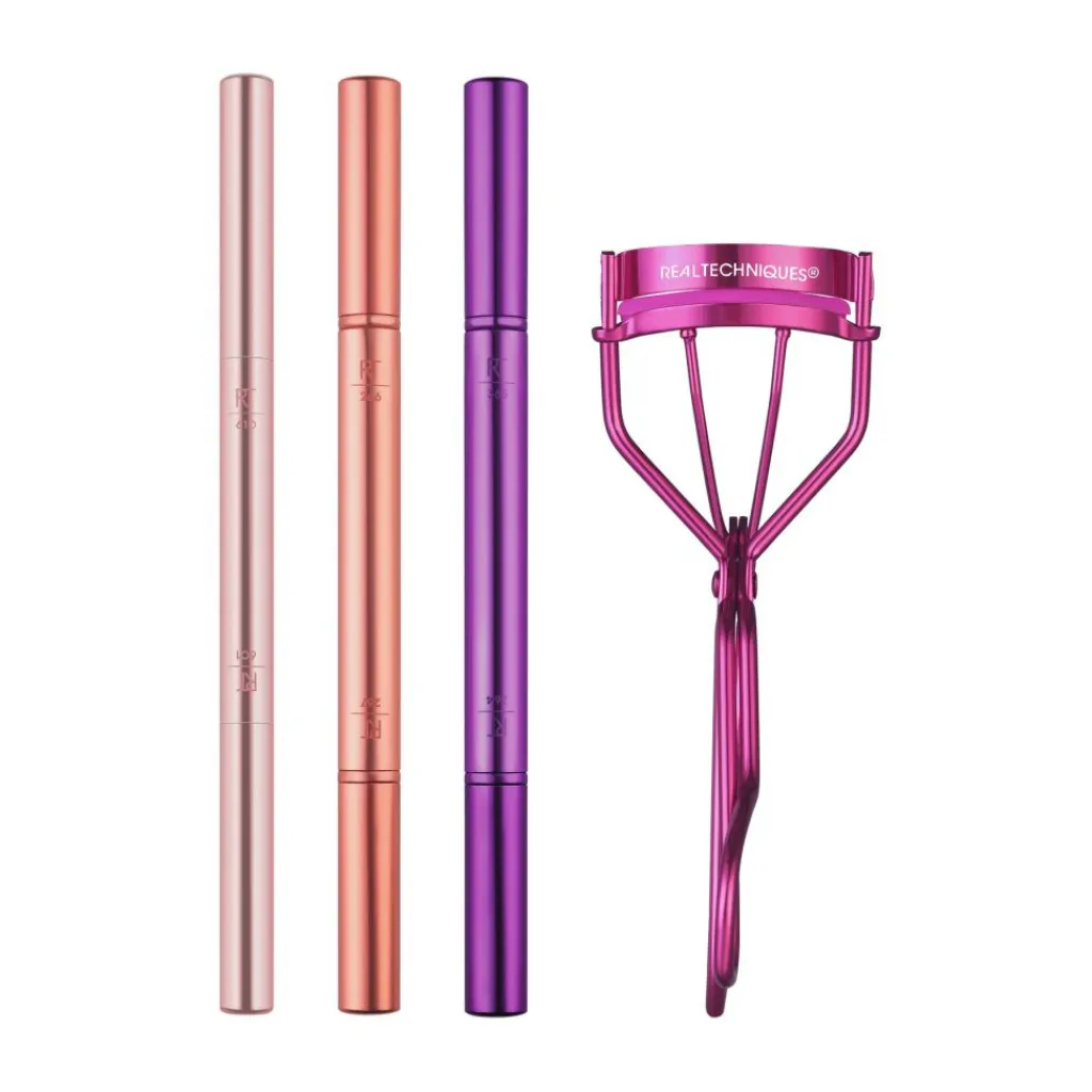 Real Techniques Makeupbørstesæt<Double Time Retractable Brush Set