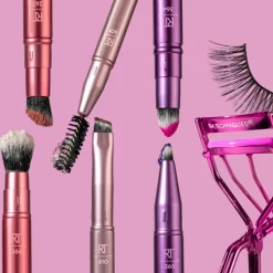 Real Techniques Makeupbørstesæt<Double Time Retractable Brush Set