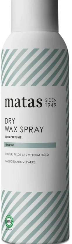 Matas Striber Hårvoks<Dry Wax Spray Uden Parfume