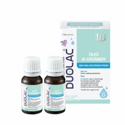 DUOLAC Børnevitaminer|Børnevitaminer<Duo+ D-dråber