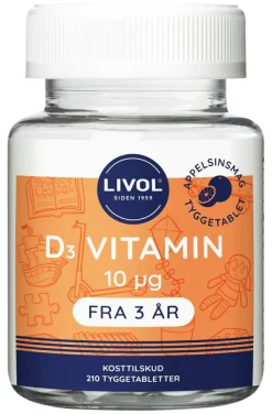Livol D-vitamin 10 µg< D-Vitamin