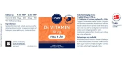 Livol D-vitamin 10 µg< D-Vitamin