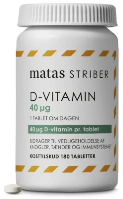 Matas Striber D-Vitamin<D-vitamin 40 µg
