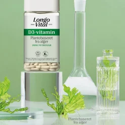 Longo Vital Immunforsvar|D-Vitamin<D-vitamin 25 µg, plantebaseret