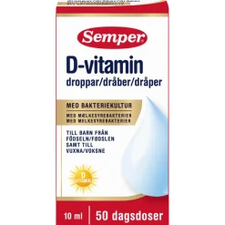 Semper Børnevitaminer|Ingredienser>D-vitamin dråber