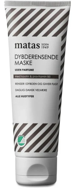 Matas Striber Renseprodukter>Dybderensende Maske til Alle Hudtyper Uden Parfume