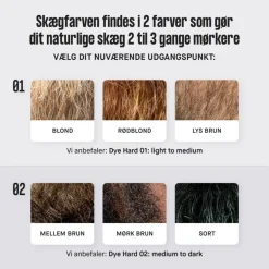 Copenhagen Grooming Dye Hard 02 - skægfarve (medium til mørkt)< Skægfarve