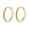 Pilgrim Smykker>Ebna Crystal Hoops