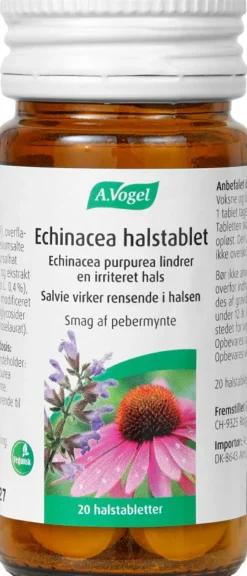 A.Vogel Echinacea halstabletter< Ondt I Halsen|Luftveje